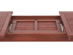 Flash Sale Beliani Ulkoruokailuryhma 6-Istuttava Akaasiapuinen Terrakotan Varisilla Pehmusteilla Toscana