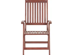 Flash Sale Beliani Ulkoruokailuryhma 6-Istuttava Akaasiapuinen Terrakotan Varisilla Pehmusteilla Toscana