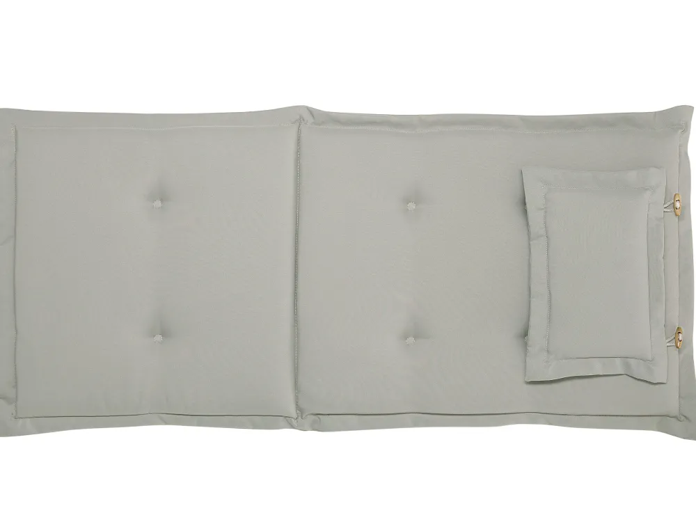 Flash Sale Beliani Ulkoruokailuryhma 6-Istuttava Akaasiapuinen Ruskeanharmailla Pehmusteilla Java