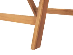 Ulkokalusteet<Beliani Ulkoruokailuryhma 6-Istuttava Vaalea Puu Java