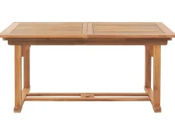 Ulkokalusteet<Beliani Ulkoruokailuryhma 6-Istuttava Vaalea Puu Java