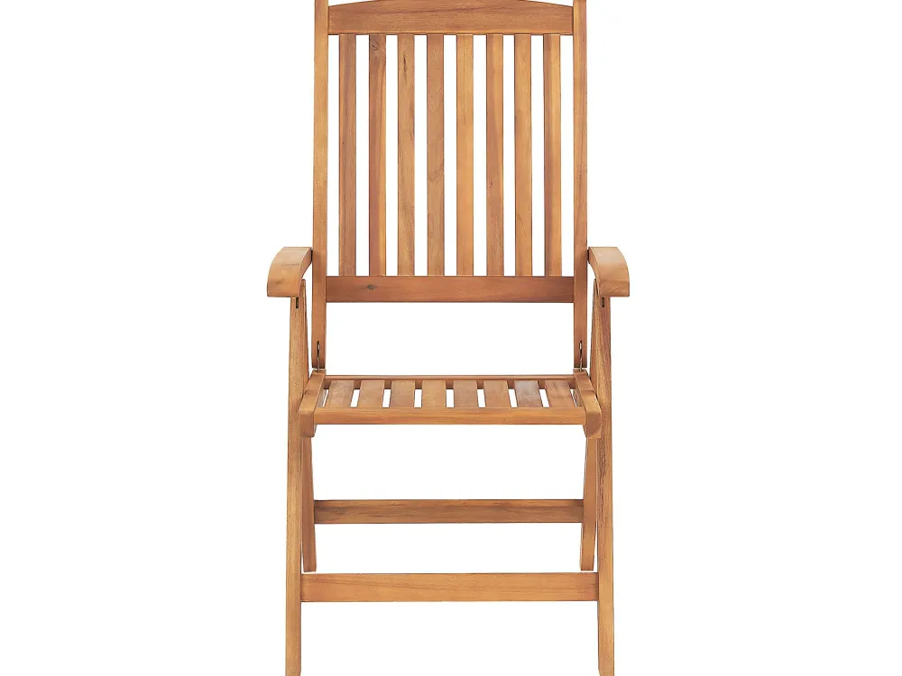 Ulkokalusteet<Beliani Ulkoruokailuryhma 6-Istuttava Vaalea Puu Java