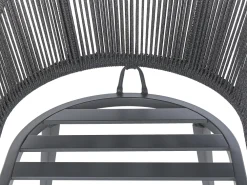 Ulkokalusteet<Beliani Ulkoruokailuryhma Metallinen Harmaa Mileto