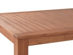 Best Beliani Ulkoruokailuryhma Puinen Vaaleanruskea Monsano