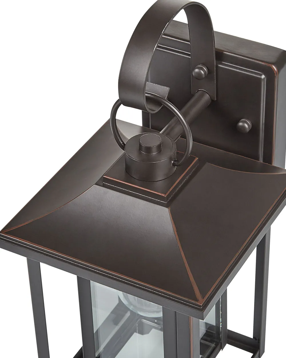 Valaisimet<Beliani Ulkoseinavalaisin Musta Almond