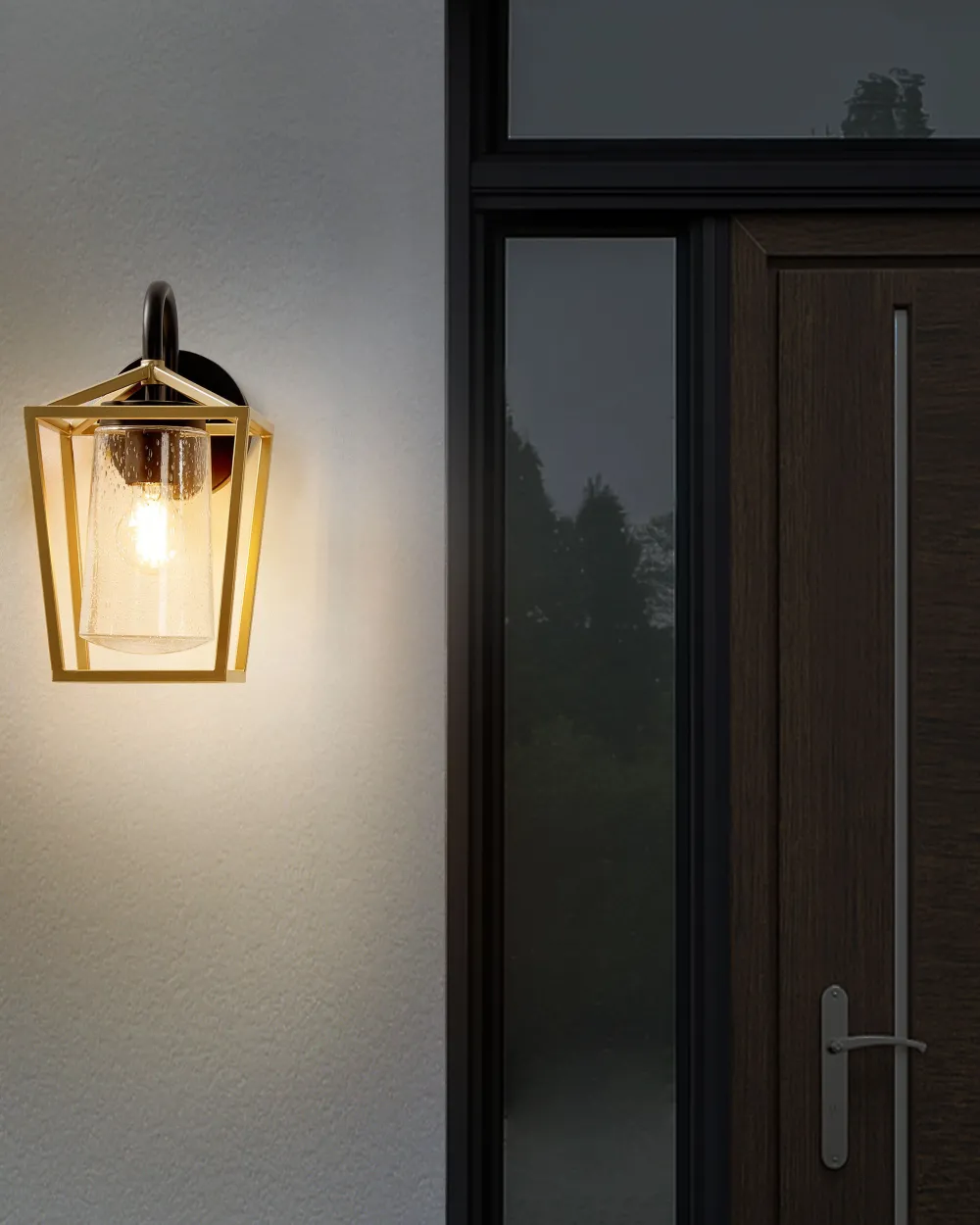 Flash Sale Beliani Ulkoseinavalaisin Rauta Kulta/Musta Ordie