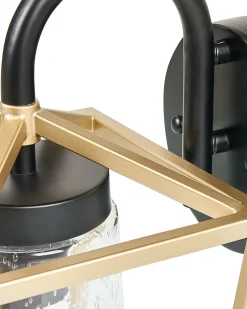 Flash Sale Beliani Ulkoseinavalaisin Rauta Kulta/Musta Ordie