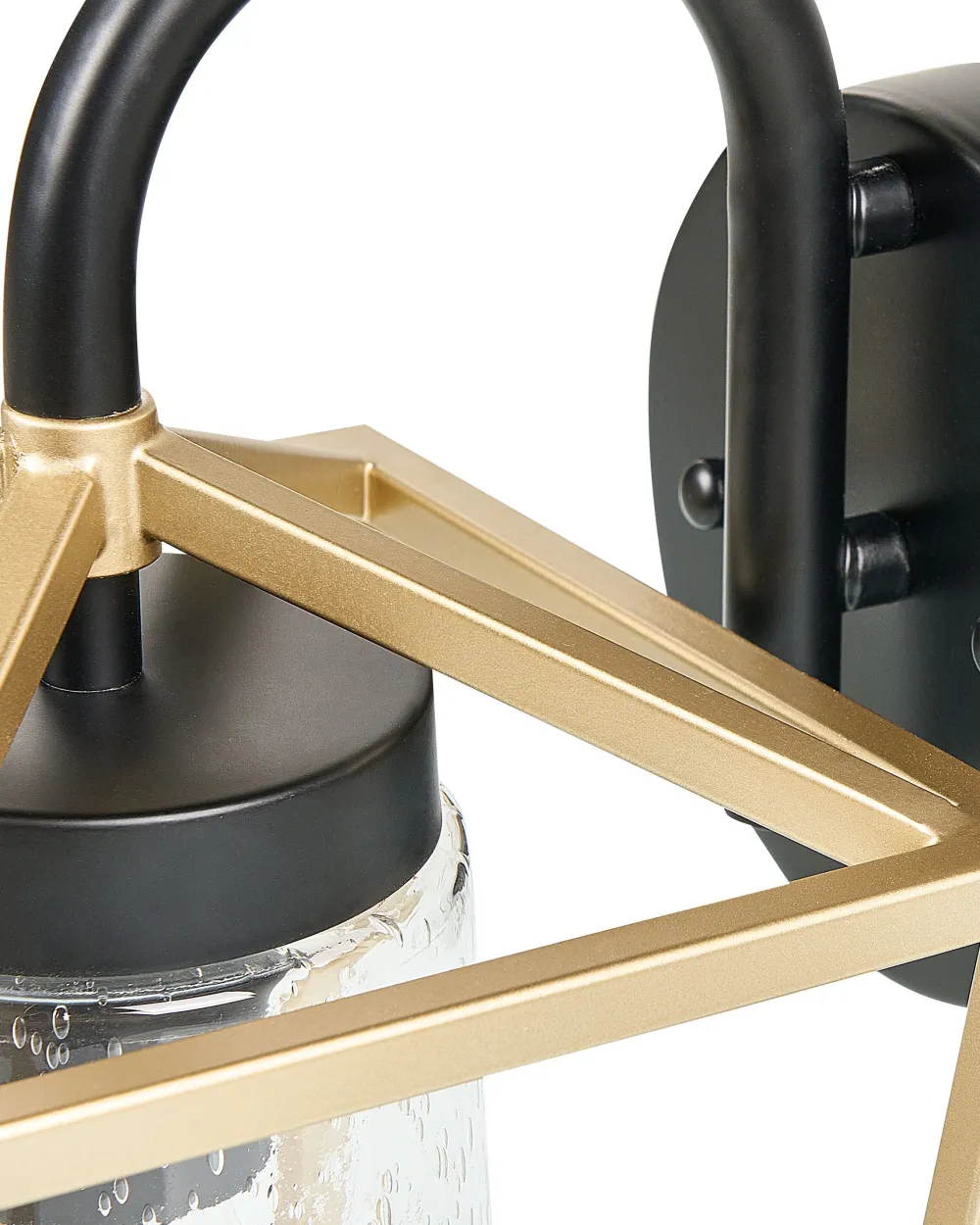 Flash Sale Beliani Ulkoseinavalaisin Rauta Kulta/Musta Ordie