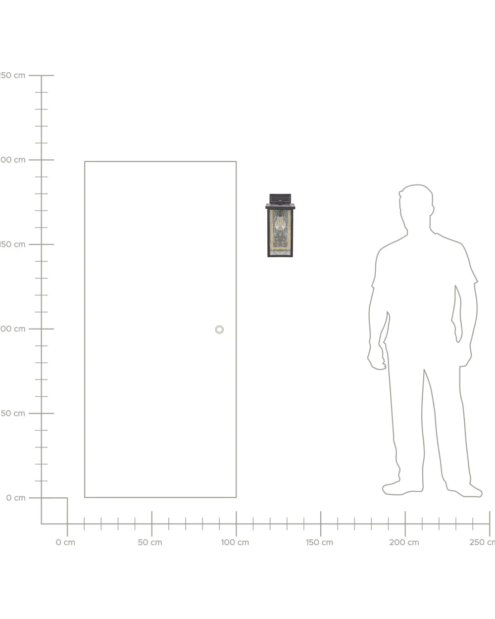 Valaisimet<Beliani Ulkoseinavalaisin Rauta Musta Gala