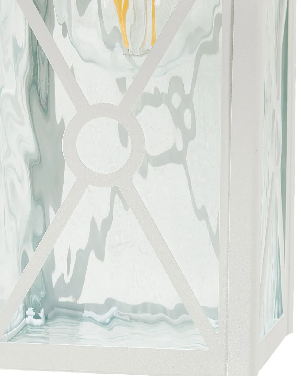 Valaisimet<Beliani Ulkoseinavalaisin Valkoinen Findon