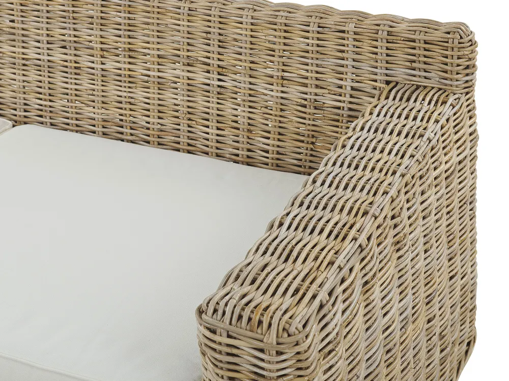 Cheap Beliani Ulkosohva Rottinkinen Vaalea Ardea