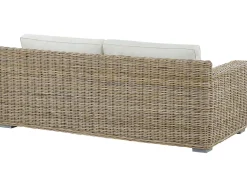 Ulkokalusteet<Beliani Ulkosohvasetti Rottinkinen Vaalea Ardea