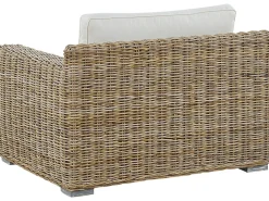 Ulkokalusteet<Beliani Ulkosohvasetti Rottinkinen Vaalea Ardea