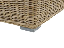 Ulkokalusteet<Beliani Ulkosohvasetti Rottinkinen Vaalea Ardea