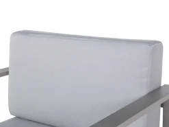 Ulkokalusteet<Beliani Vaaleanharmaa Alumiininen Puutarhatuoli Salerno