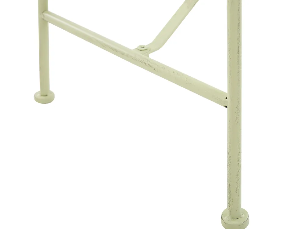 Ulkokalusteet<Beliani Vaaleanvihrea Rautainen Puutarhapenkki 130 Cm Milazzo