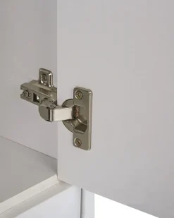 Säilytys<Beliani Vaatekaappi 2 Ovea 2 Laatikkoa Valkoinen Bremen