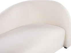 New Beliani Valkoinen 3-Istuttava Samettisohva Veltada