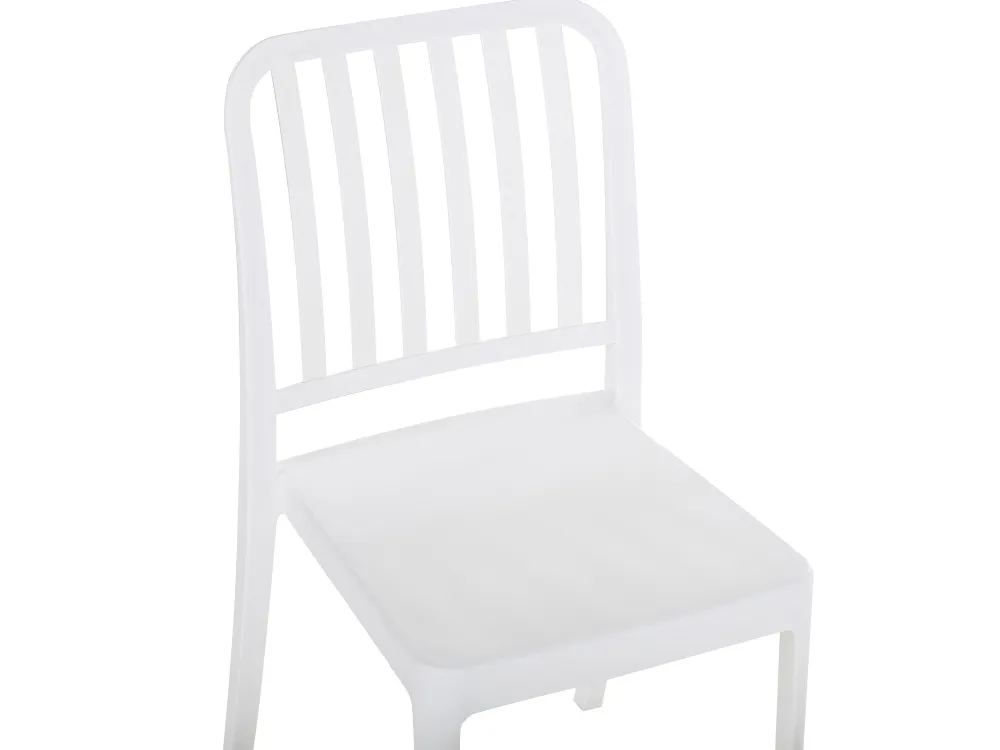 Ulkokalusteet<Beliani Valkoinen 4-Istuttava Ulkoruokailuryhma Sersale