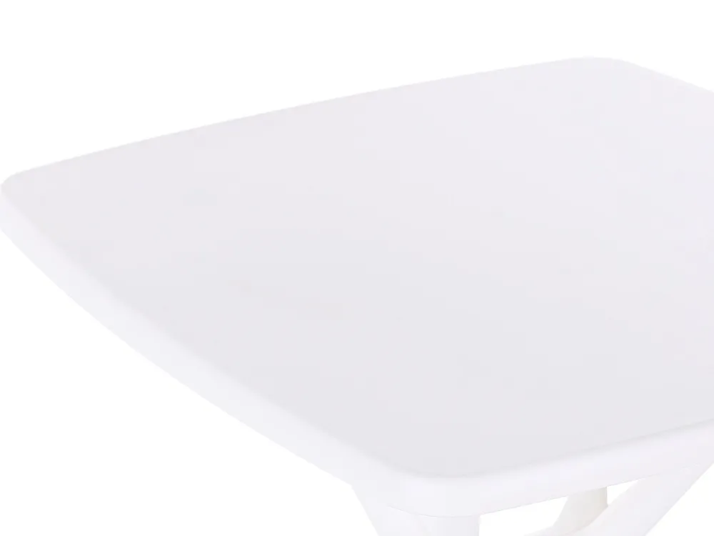 Ulkokalusteet<Beliani Valkoinen 4-Istuttava Ulkoruokailuryhma Sersale