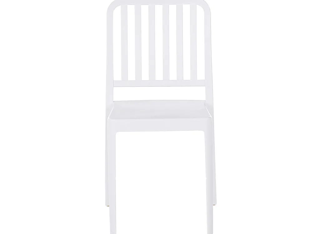 Ulkokalusteet<Beliani Valkoinen 4-Istuttava Ulkoruokailuryhma Sersale