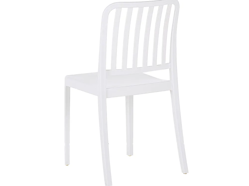 Ulkokalusteet<Beliani Valkoinen 4-Istuttava Ulkoruokailuryhma Sersale