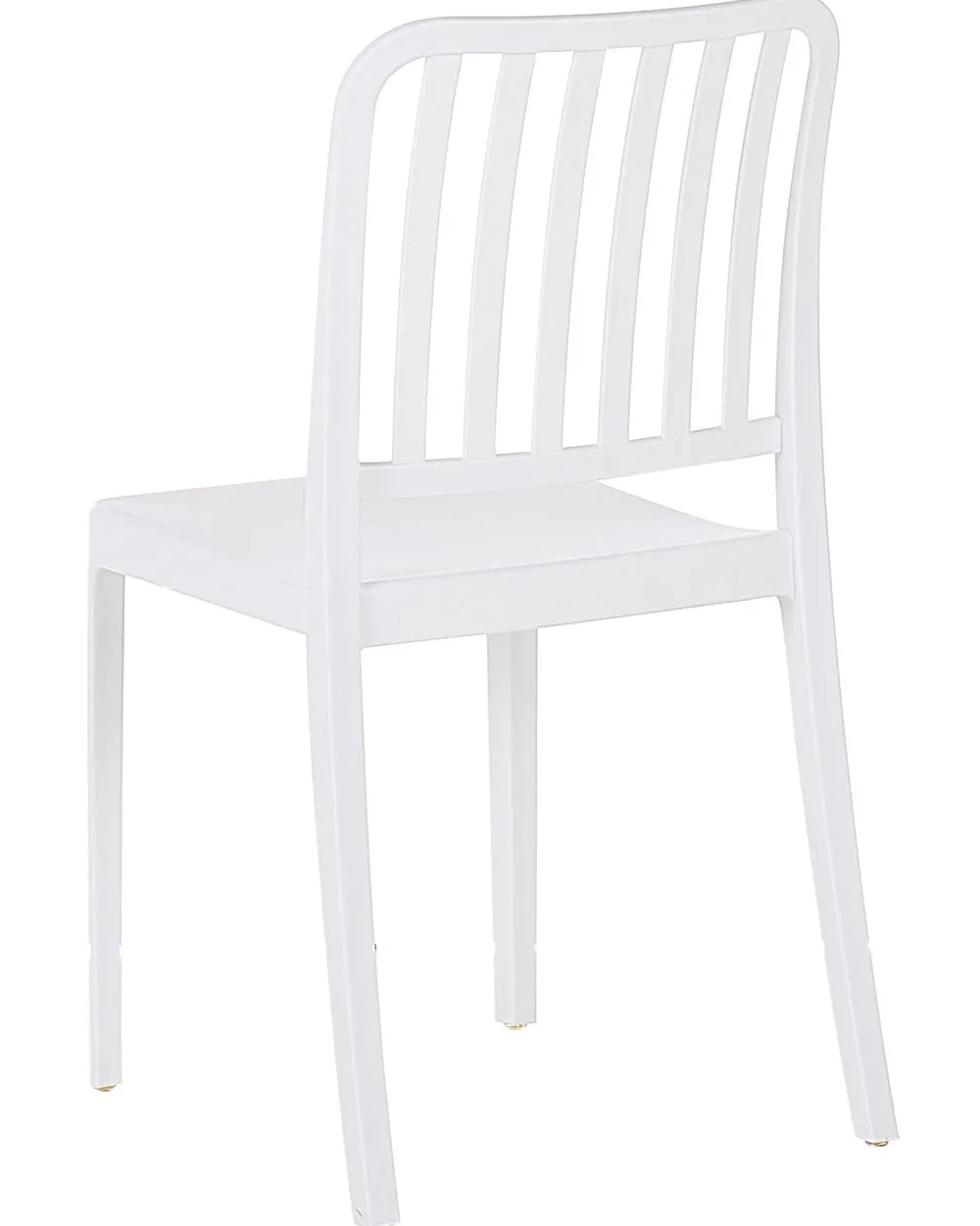 Ulkokalusteet<Beliani Valkoinen Puutarhatuoli 4 Kpl Sersale