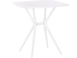 Cheap Beliani Valkosininen 4-Istuttava Ulkoruokailuryhma Sersale