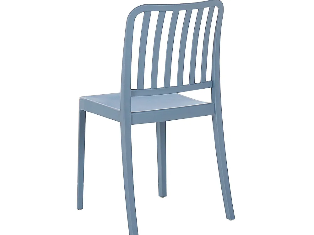 Cheap Beliani Valkosininen 4-Istuttava Ulkoruokailuryhma Sersale