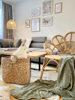 Säilytys<Beliani Vesihyasinttikori Luonnonvari 2 Kpl Pompano