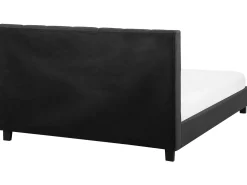 Sängyt<Beliani Vesisanky Kangas Tummanharmaa 180 X 200 Cm La Rochelle