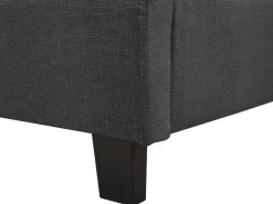 Sängyt<Beliani Vesisanky Kangas Tummanharmaa 180 X 200 Cm La Rochelle