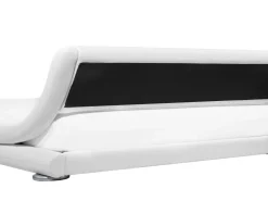 Best Beliani Vesisanky Keinonahka Led-Valo Valkoinen 160 X 200 Cm Avignon