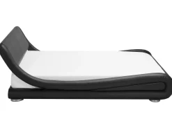 Sängyt<Beliani Vesisanky Keinonahka Musta 180 X 200 Cm Avignon