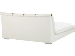 New Beliani Vesisanky Nahka Luonnonvalkoinen 180 X 200 Cm Nantes