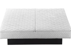 New Beliani Vesisanky Nahka Luonnonvalkoinen 180 X 200 Cm Nantes