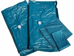 Flash Sale Beliani Vesisanky Nahka Musta 180 X 200 Cm Avignon