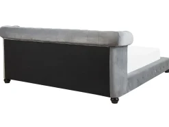 Best Beliani Vesisanky Sametti Vaaleanharmaa 180 X 200 Cm Cavaillon