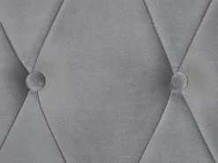 Best Beliani Vesisanky Sametti Vaaleanharmaa 180 X 200 Cm Cavaillon