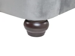 Best Beliani Vesisanky Sametti Vaaleanharmaa 180 X 200 Cm Cavaillon