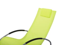 Ulkokalusteet<Beliani Vihrea Puutarhakeinutuoli Campo