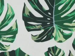 Sale Beliani Vihrea Ulkotyynysetti Peikonlehtikuviolla 45 X 45 Cm 2 Kpl Pouliana