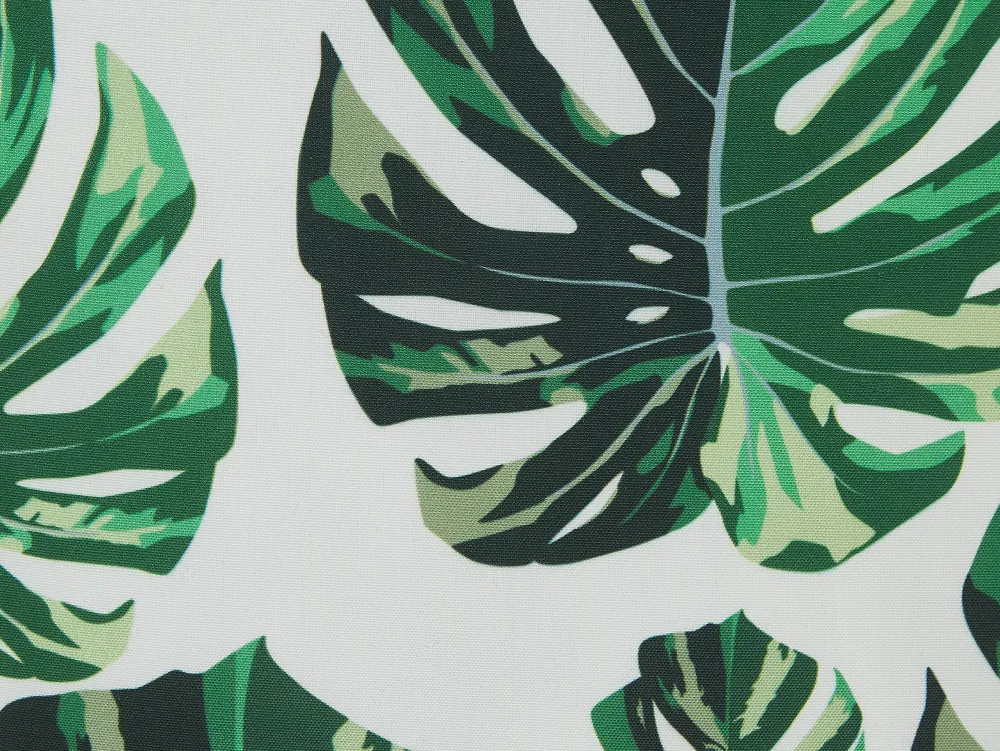 Sale Beliani Vihrea Ulkotyynysetti Peikonlehtikuviolla 45 X 45 Cm 2 Kpl Pouliana