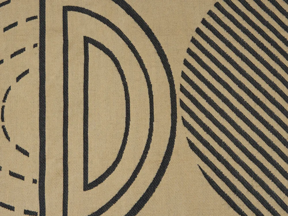 Best Beliani Viltti Akryyli Beige/Musta 130 X 170 Cm Thumki