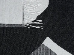 Fashion Beliani Viltti Akryyli Harmaa/Musta 130 X 170 Cm Kyakmi