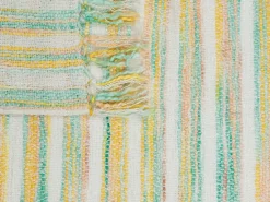 Lastenhuone<Beliani Viltti Akryyli Keltainen/Vihrea 130 X 170 Cm Nuwar