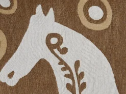 Tekstiilit<Beliani Viltti Akryyli Ruskea/Valkoinen 130 X 170 Cm Siddha