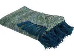 Clearance Beliani Viltti Akryyli Sinivihrea 130 X 170 Cm Paire