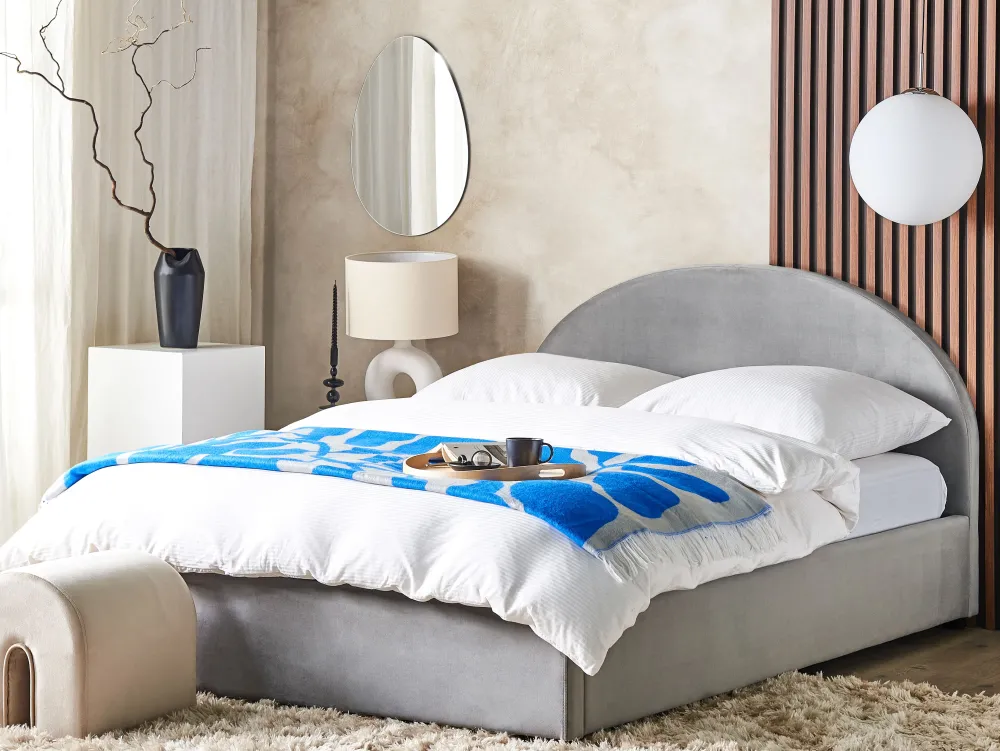 Sale Beliani Viltti Akryyli Valkoinen/Sininen 130 X 170 Cm Kihun