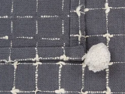 Cheap Beliani Viltti Puuvilla Harmaa 125 X 150 Cm Yasam